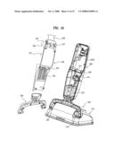 Dust receptacle and steam vaccum cleaner diagram and image