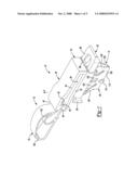 Energy absorbing tether clip diagram and image