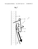 Pushpin retaining device and method of retaining without object puncture diagram and image