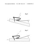 Pushpin retaining device and method of retaining without object puncture diagram and image