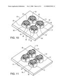 LAND GRID ARRAY (LGA) INTERPOSER UTILIZING METAL-ON-ELASTOMER HEMI-TORUS AND OTHER MULTIPLE POINTS OF CONTACT GEOMETRIES diagram and image