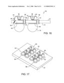 LAND GRID ARRAY (LGA) INTERPOSER UTILIZING METAL-ON-ELASTOMER HEMI-TORUS AND OTHER MULTIPLE POINTS OF CONTACT GEOMETRIES diagram and image