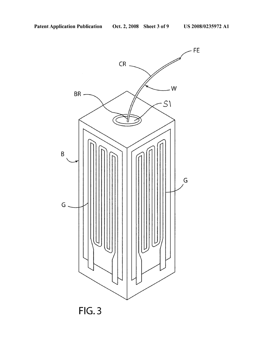 Sensing device with whisker elements - diagram, schematic, and image 04