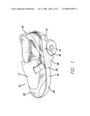 FOOTWEAR WITH ADJUSTABLE WHEEL ASSEMBLY diagram and image