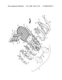 FOOTWEAR WITH ADJUSTABLE WHEEL ASSEMBLY diagram and image