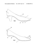 Shoe and interchangeable shoe cover systems diagram and image