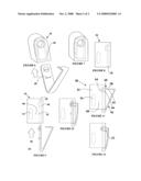 Metal ear tag with electronic identification device diagram and image