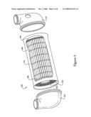 Exhaust gas particulate filter for a machine and filter cartridge therefor diagram and image