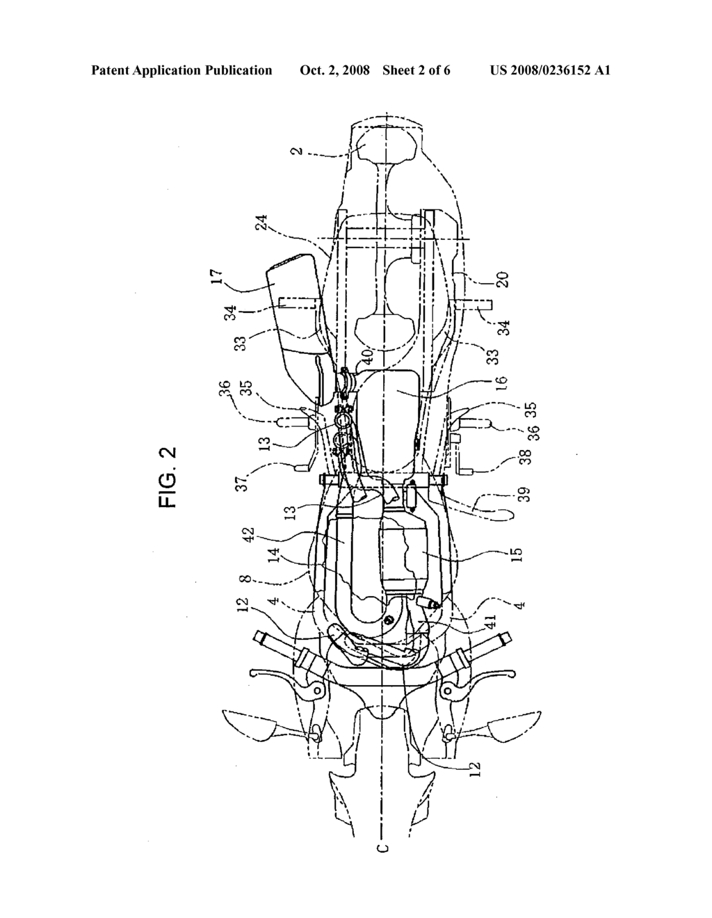 EXHAUST SYSTEM FOR MOTORCYCLE - diagram, schematic, and image 03