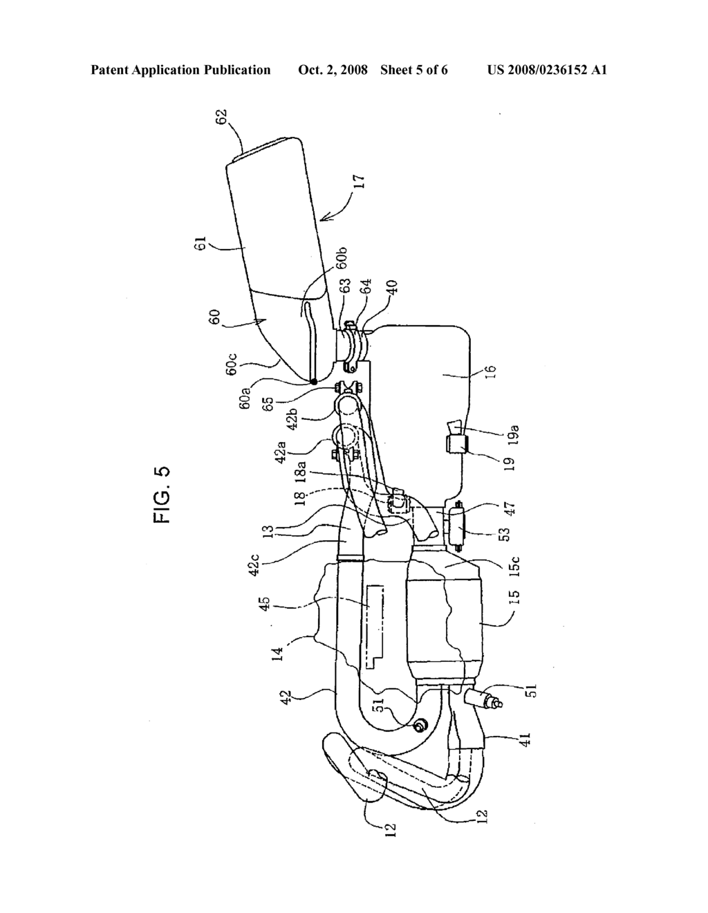 EXHAUST SYSTEM FOR MOTORCYCLE - diagram, schematic, and image 06