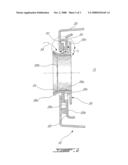 COMBUSTOR FLOATING COLLAR WITH LOUVER diagram and image