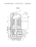 Injectible two-staged rotary compressor and heat pump system diagram and image