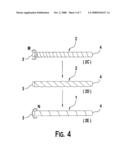 Method of making a metallic thin wire for a medical tool diagram and image