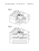 Sensor element and sensor assembly provided with a casing diagram and image