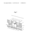 Sensor element and sensor assembly provided with a casing diagram and image