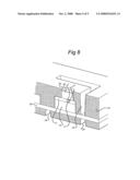 Sensor element and sensor assembly provided with a casing diagram and image