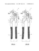 Interengaged multiple-drip set of pliers diagram and image