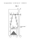 Punching device, conveying device, finishing device, and image forming apparatus diagram and image