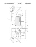 Two-in-one beverage mechanism diagram and image