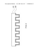 Nano-imprinting method using material having surface energy diagram and image