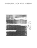 Nano-imprinting method using material having surface energy diagram and image