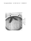 Nano-imprinting method using material having surface energy diagram and image