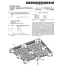 PLASTIC PALLET WITH SNAP-PINS AND ASSOCIATED METHOD FOR MAKING THE SAME diagram and image