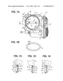 Electronic throttle device and method of manufacturing the same diagram and image