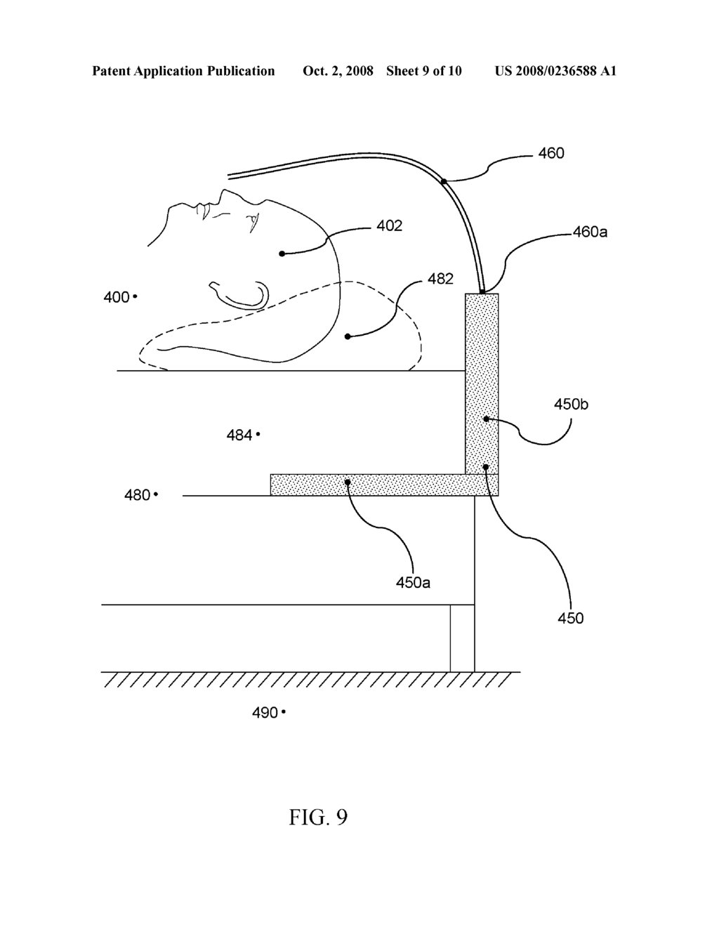 SUPPORT DEVICE FOR RESPIRATORY INTERFACE - diagram, schematic, and image 10