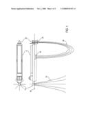 SYSTEM FOR TRANSFERRING FLUIDS BETWEEN FLOATING VESSELS USING FLEXIBLE CONDUIT AND RELEASABLE MOORING SYSTEM diagram and image