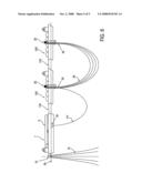 SYSTEM FOR TRANSFERRING FLUIDS BETWEEN FLOATING VESSELS USING FLEXIBLE CONDUIT AND RELEASABLE MOORING SYSTEM diagram and image