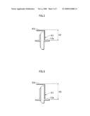 MOUNTING BOARD INCLUDING A FLAT-TYPE ELECTRICAL ELEMENT AND CAPABLE OF BEING REDUCED IN SIZE, AND LEAD-ATTACHED ELECTRIC ELEMENT THAT IS FLAT IN SHAPE AND HAS A LEAD BONDED TO EACH ELECTRODE FACE diagram and image