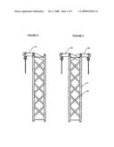 Platform Support Device For Lifting Loads Or Persons The Height Of A Structure diagram and image