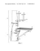 Portable tree stand diagram and image