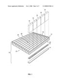 Magnetic display tray diagram and image