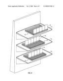 Magnetic display tray diagram and image