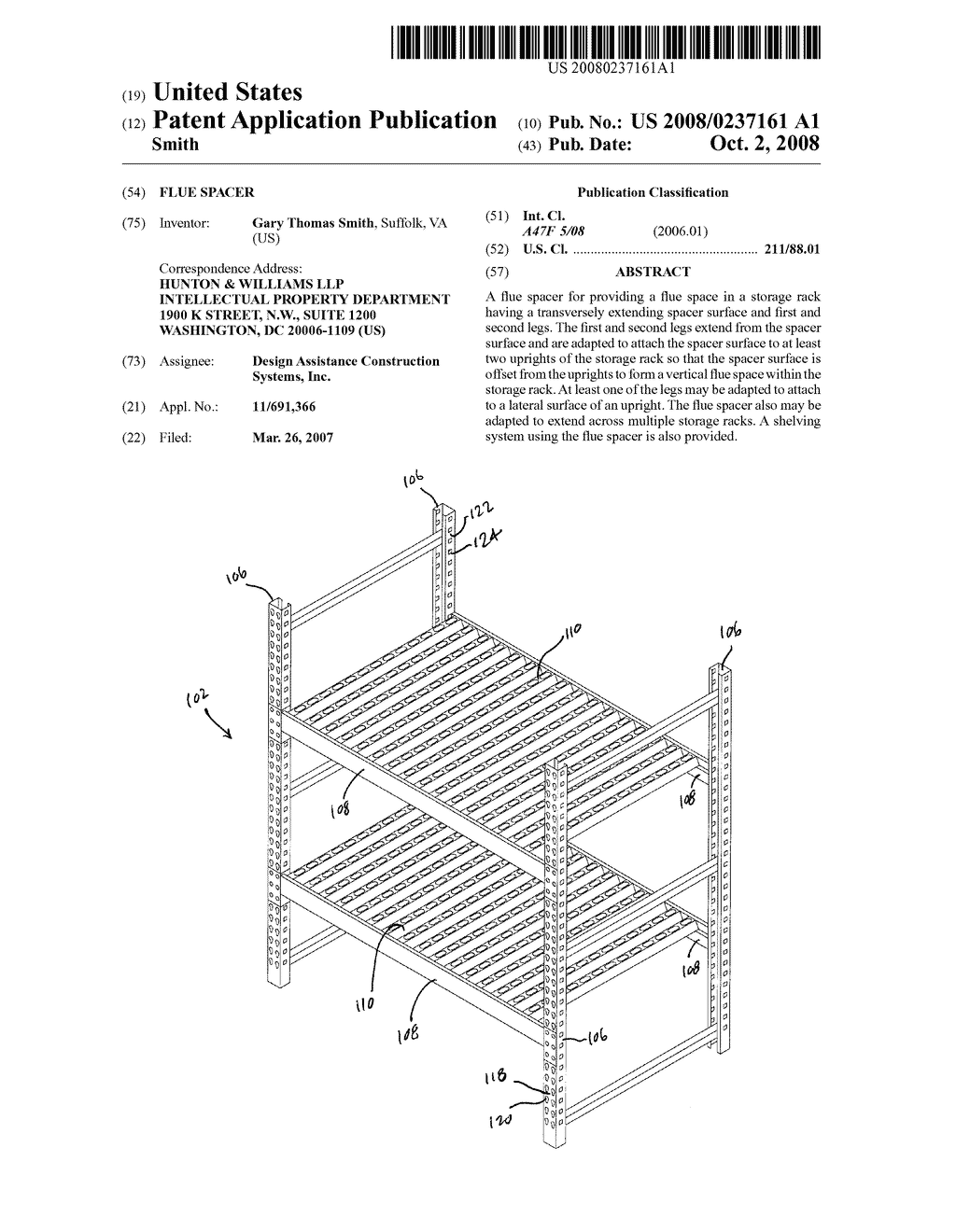 FLUE SPACER - diagram, schematic, and image 01