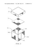 Storage Box that is Foldable When Not in Use diagram and image