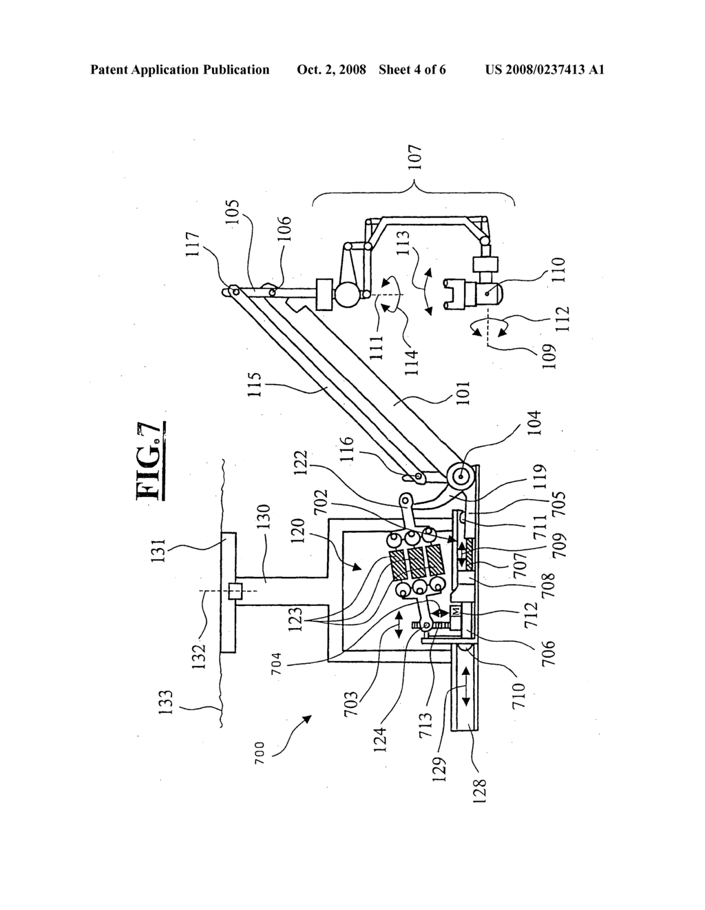 Holding arrangement having a weight balance - diagram, schematic, and image 05