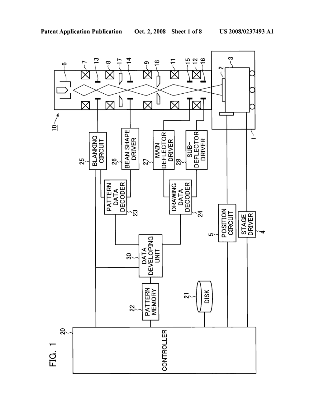 ELECTRON BEAM LITHOGRAPHY SYSTEM - diagram, schematic, and image 02