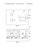 METHOD AND SEMICONDUCTOR STRUCTURE FOR MONITORING ETCH CHARACTERISTICS DURING FABRICATION OF VIAS OF INTERCONNECT STRUCTURES diagram and image