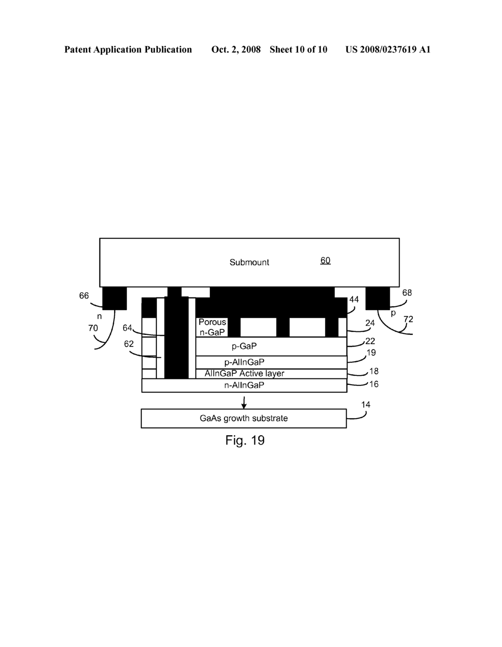 LED with Porous Diffusing Reflector - diagram, schematic, and image 11