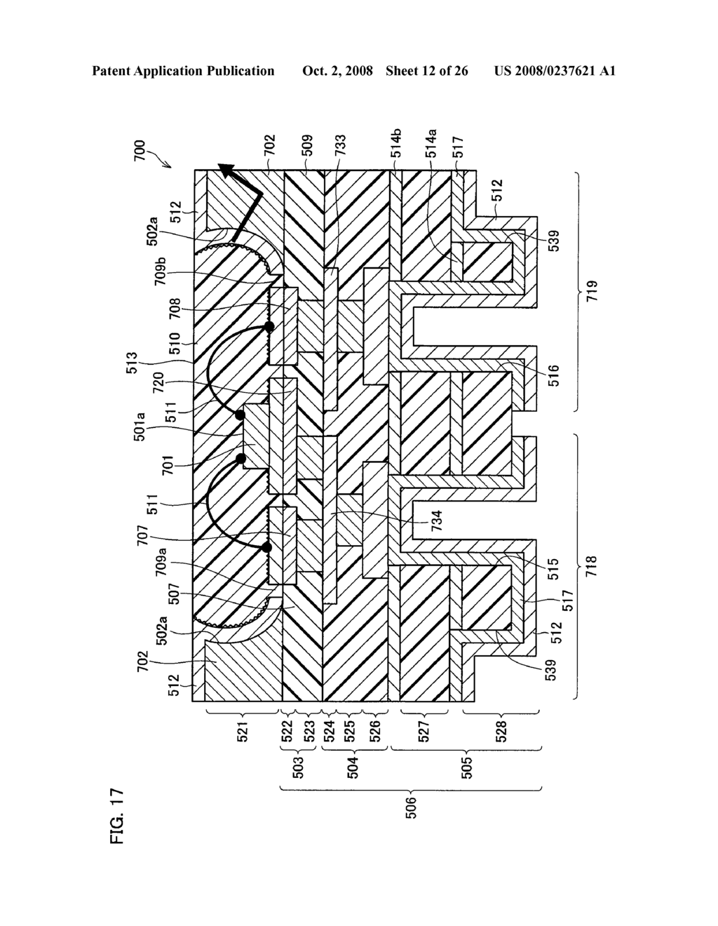 LIGHT EMITTING DEVICE AND METHOD OF PRODUCING THE SAME - diagram, schematic, and image 13