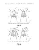 Enabling flash cell scaling by shaping of the floating gate using spacers diagram and image