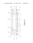 SEMICONDUCTOR DEVICE PACKAGE WITH DIE RECEIVING THROUGH-HOLE AND DUAL BUILD-UP LAYERS OVER BOTH SIDE-SURFACES FOR WLP AND METHOD OF THE SAME diagram and image