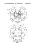 NON-UNIFORM FEEDTHROUGH AND LEAD CONFIGURATION FOR A TRANSISTOR OUTLINE PACKAGE diagram and image