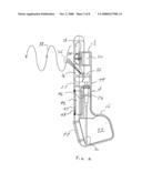 Handheld water misting fan with improved air flow diagram and image