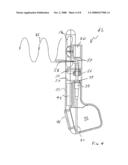 Handheld water misting fan with improved air flow diagram and image