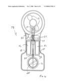 Handheld water misting fan with improved air flow diagram and image