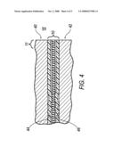 Gasket with high recovery half bead and wave stopper diagram and image